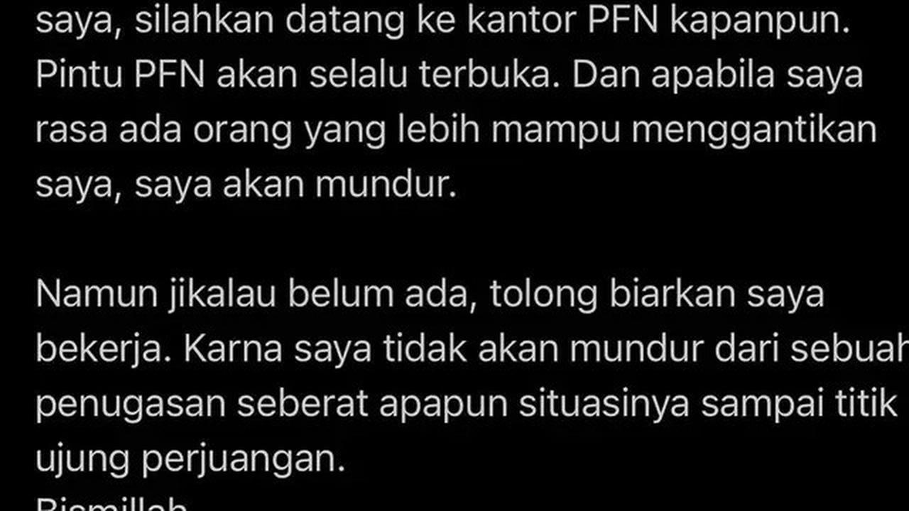 Ifan Seventeen Bikin Tantangan Terbuka Setelah Jadi Dirut PFN: Yang Bisa Gantikan Saya, Silakan ke Kantor