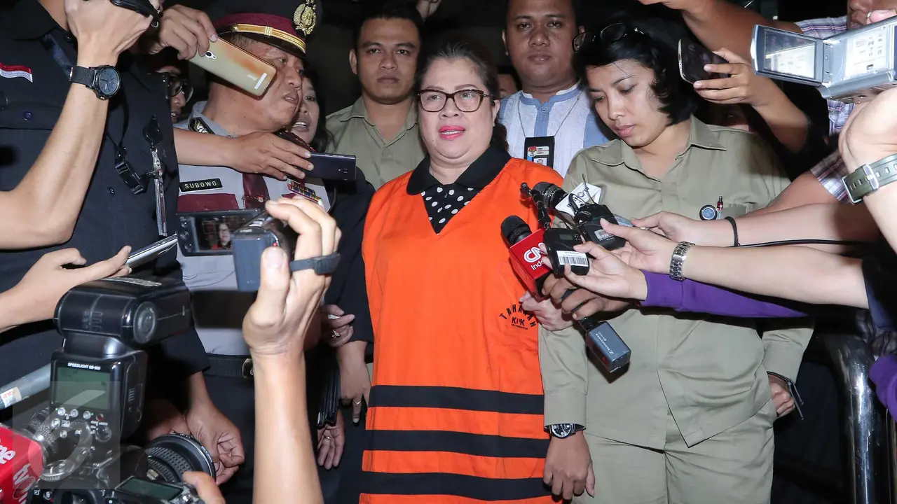 20151021-Anggota DPR Dewi Yasin Limpo Resmi Ditahan KPK-Jakarta