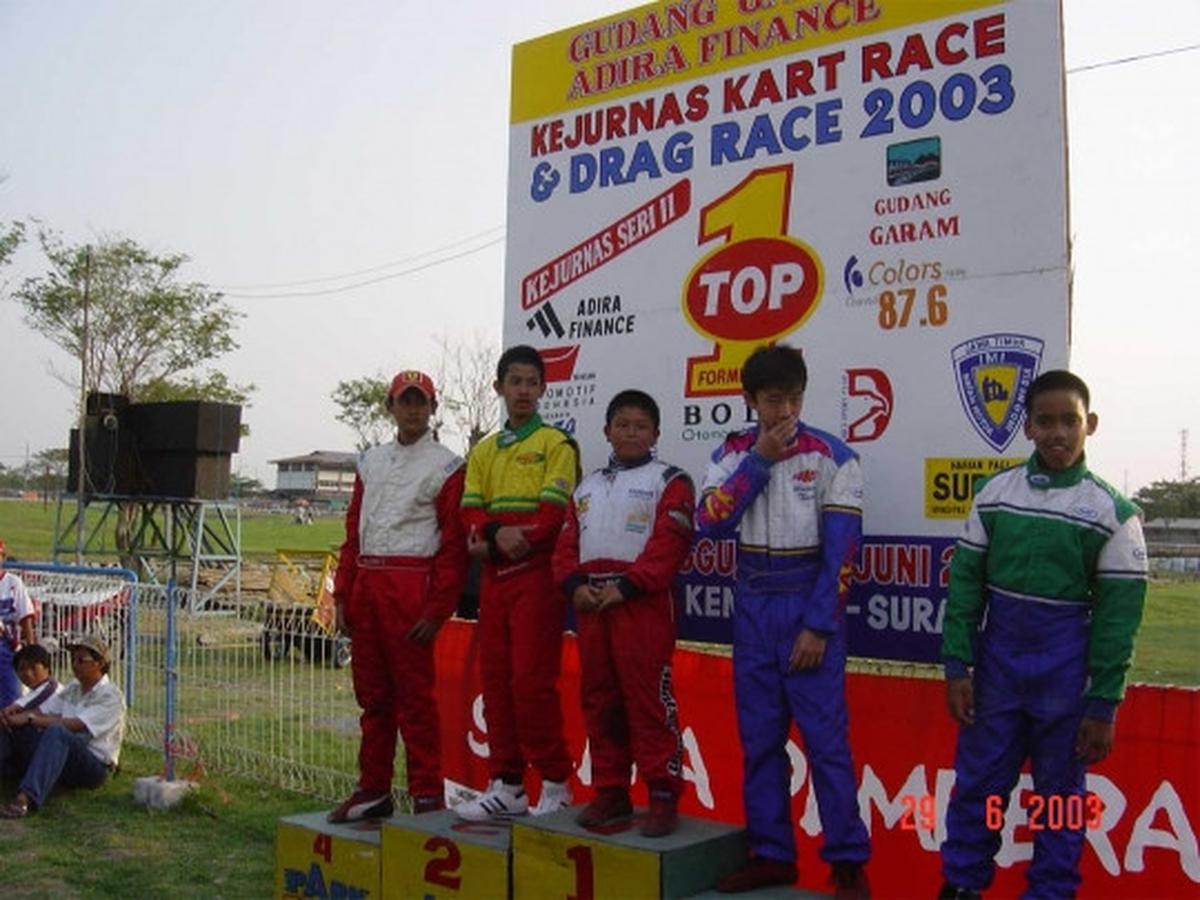 Foto-foto kesuksesan karir Rio Haryanto di sepanjang dunia balap
