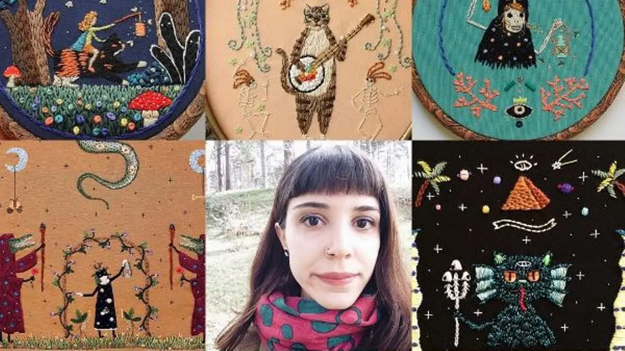 Merekam 10 Ilustrasi dengan Bordir Tangan yang Mengagumkan!