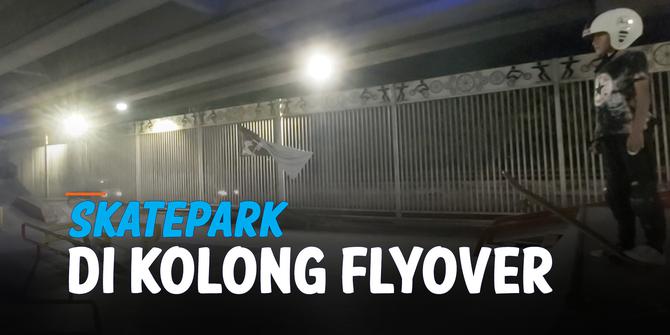 VIDEO: Melihat Aktivitas Warga di Skatepark Kolong Flyover Pasar Rebo