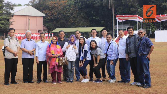 Cia mengatakan masih sering berkomunikasi dengan Purna Paskibraka Nasional angkatan di atas dan di bawahnya. Hubungannya pun baik sampai sekarang (Foto: Aditya Eka Prawira/Liputan6.com)