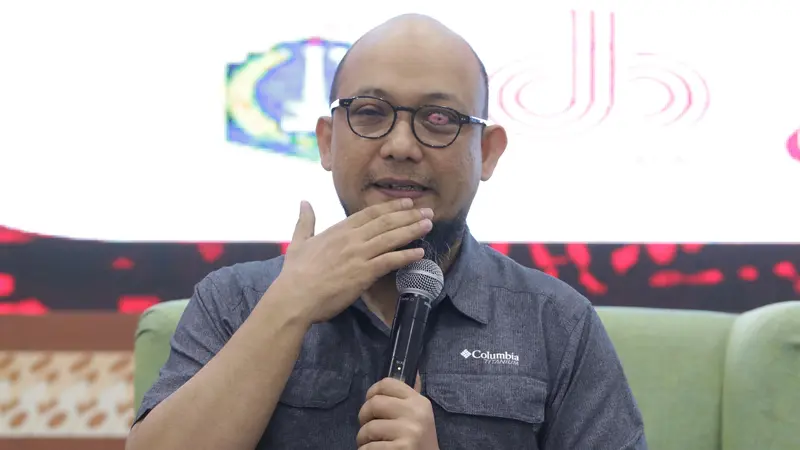 Penampilan Novel Baswedan Saat Jadi Pembicara Pada Gathering Nasional Turuntangan