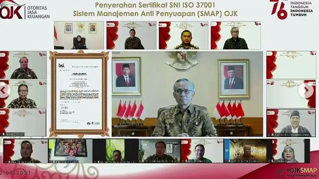 Ketua Dewan Komisioner OJK, Wimboh Santoso