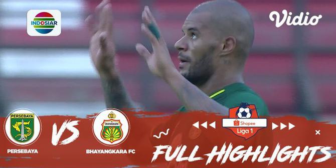 VIDEO: Highlights Liga 1 2019, Persebaya Vs Bhayangkara FC 4-0