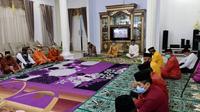 Prosesi adat Tenggeyamo dalam menentukan satu Ramadan di Gorontalo fto.Istimewa (Arfandi Ibrahim/Liputan6.com)
