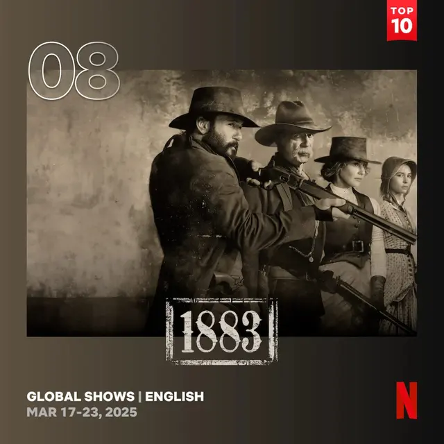 Rekomendasi Series Terlaris Netflix Terbaru 26 Maret 2025. (sumber: netflix)