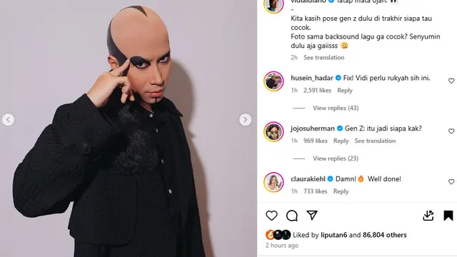 Vidi dandan ala Deddy Corbuzier