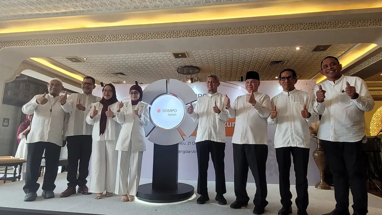 Konferensi pers peluncuran Sompo Syariah di Jakarta, Rabu (21/10/2026). (Liputan6.com/Drey)