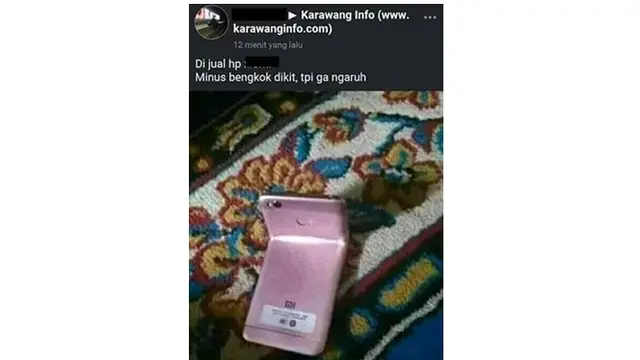 6 Status Facebook Jual Handphone Ini Nyelenehnya Bikin Tepuk Jidat