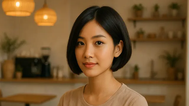 Gaya Rambut Pendek Wanita Jepang