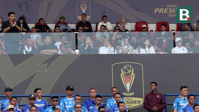 Foto: Kemeriahan Pembukaan Piala Presiden 2024, Jokowi Hadir Langsung