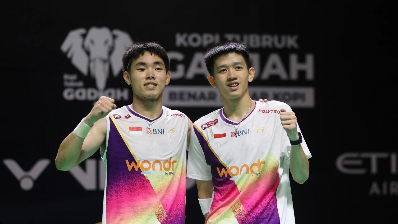 FOTO: Raymond/Joaquin Melangkah ke Final Indonesia Masters 2026