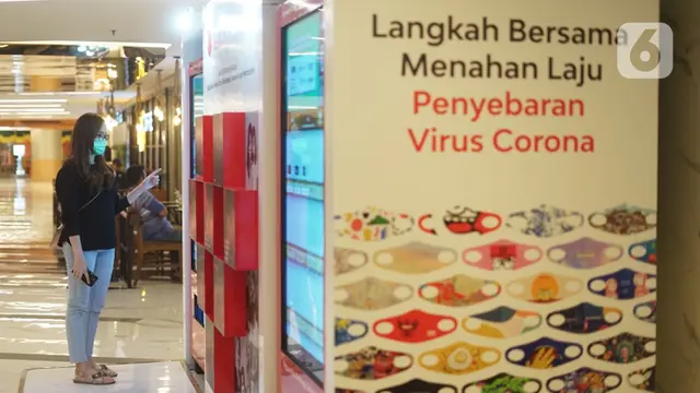 Mal Ini Sediakan Mesin Penjual Masker Otomatis