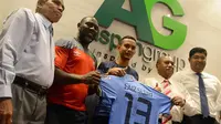 Penang FA melelang satu set jersey Faiz Subri, pencetak gol ala Roberto Carlos di laga kontra Pahang FA. (Penang FA Facebook)