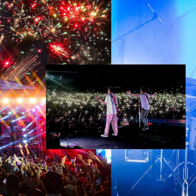 Aksi panggung NOAH saat isi acara HUT MANGUPURA KE 14 di Pulau Dewata Bali