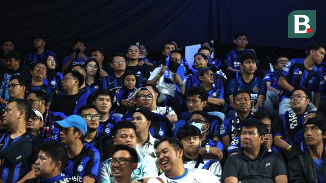 Nonton bareng Inter Club Indonesia (ICI) bersama Bola.com di Tennis Indoor Senayan, Jakarta Pusat, pada 10-11 Juni 2023.