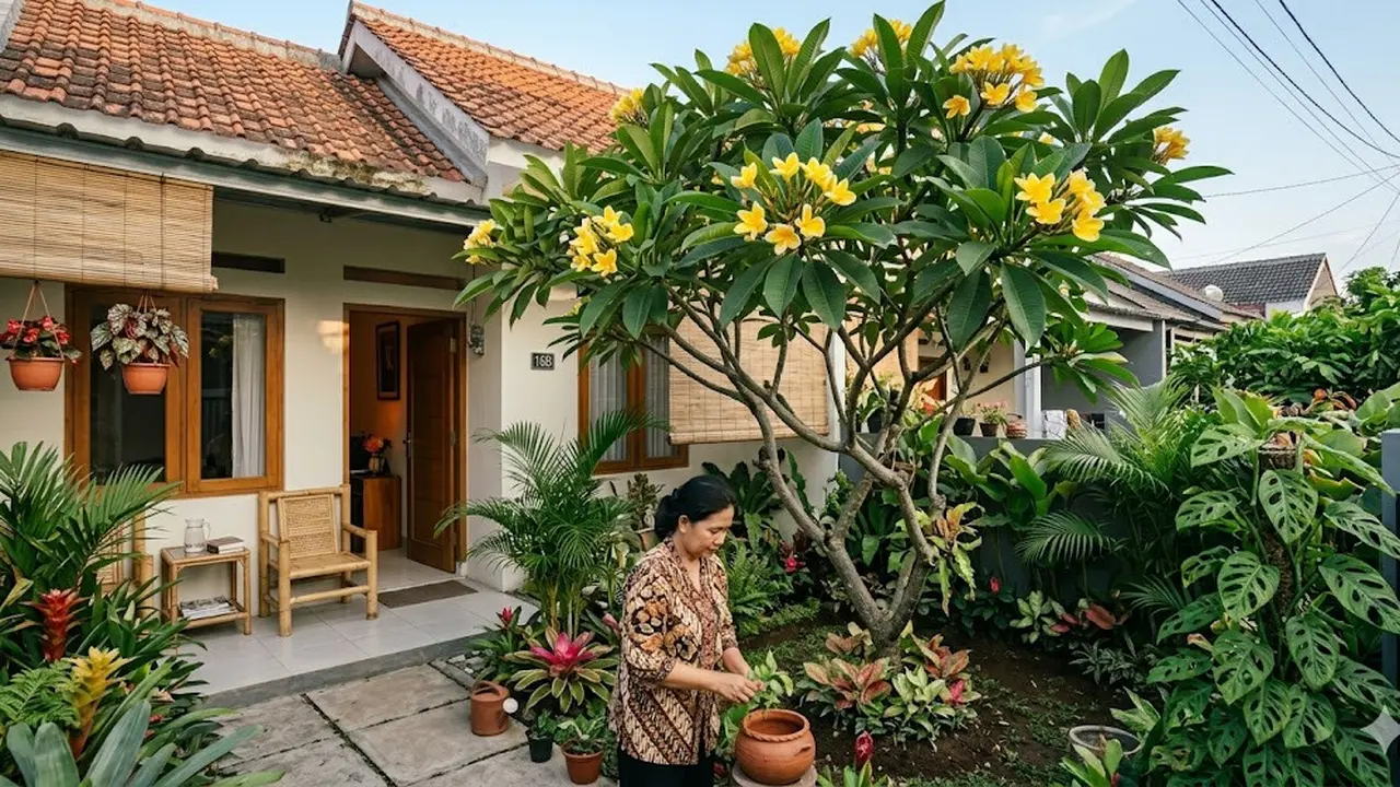 6 Pilihan Pohon Kamboja untuk Rumah Tropis yang Adem, Halaman Lebih Asri