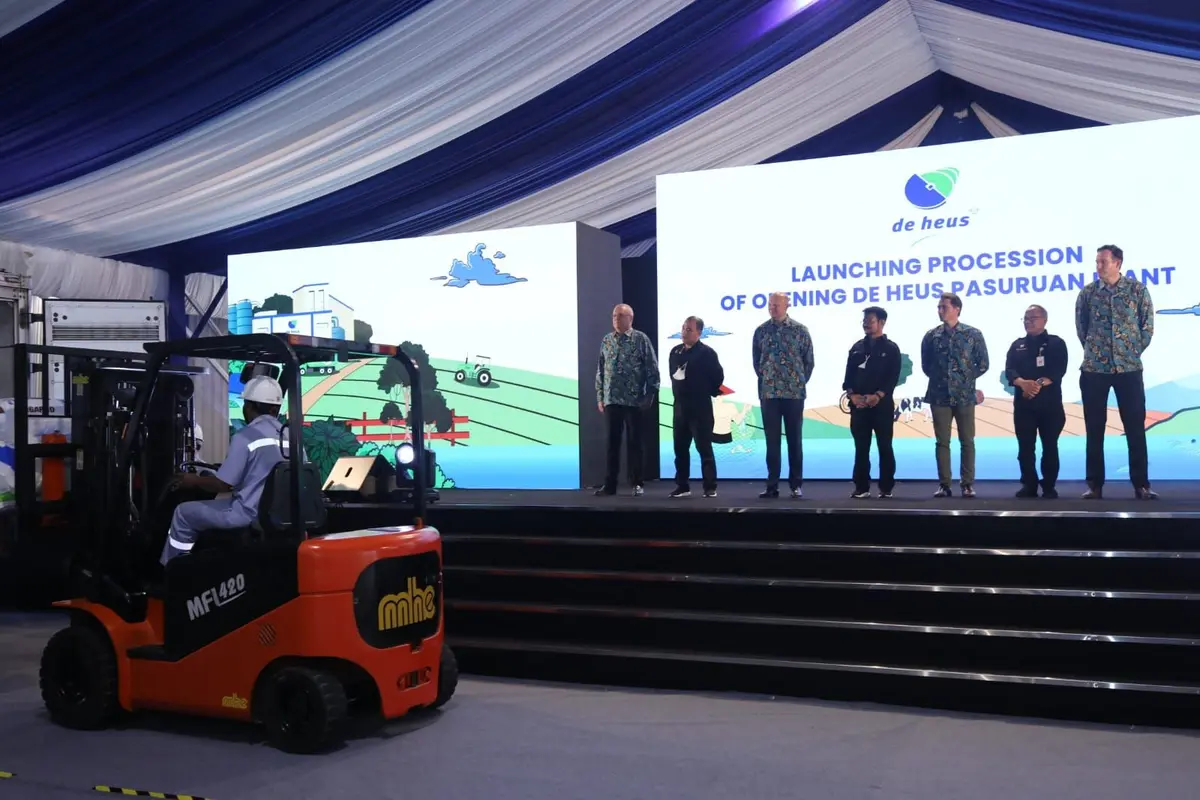 De Heus meresmikan pabrik baru di kawasan Industri Pasuruan Industrial Estate Rembang (PIER) Pasuruan.