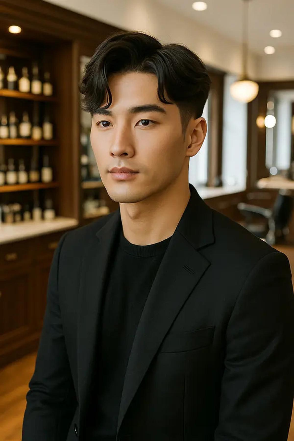 6 Potongan Rambut Comma Hair x Taper yang Tren di 2025, Pilihan Andalan untuk Pria Usia 30-an