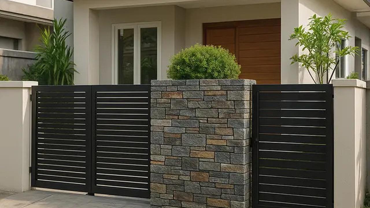 7 Model Pagar Tembok Rumah Minimalis Type 36, Desain Simpel tapi Tetap Elegan