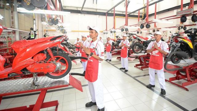 Begini Cara Honda Cetak Pengusaha Bengkel Motor Jempolan Otomotif Liputan6 Com