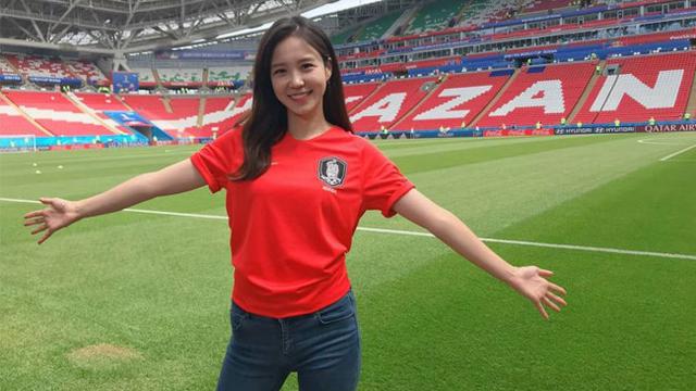 Berparas Cantik, Reporter Korea Selatan di Asian Games 2018 Bikin Gagal Fokus