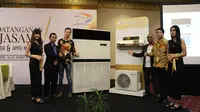 Gree Indonesia juga mengenalkan kembali dua produk AC Inverter unggulannya yaitu AC Inverter floor Standing 10 PK dan F1.