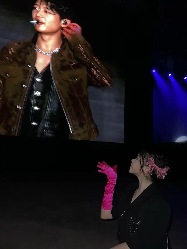 Awali 2026 Sepanggung Minho SHINee, Tiara Andini Tampil Menawan dengan Makeup Karya Sendiri