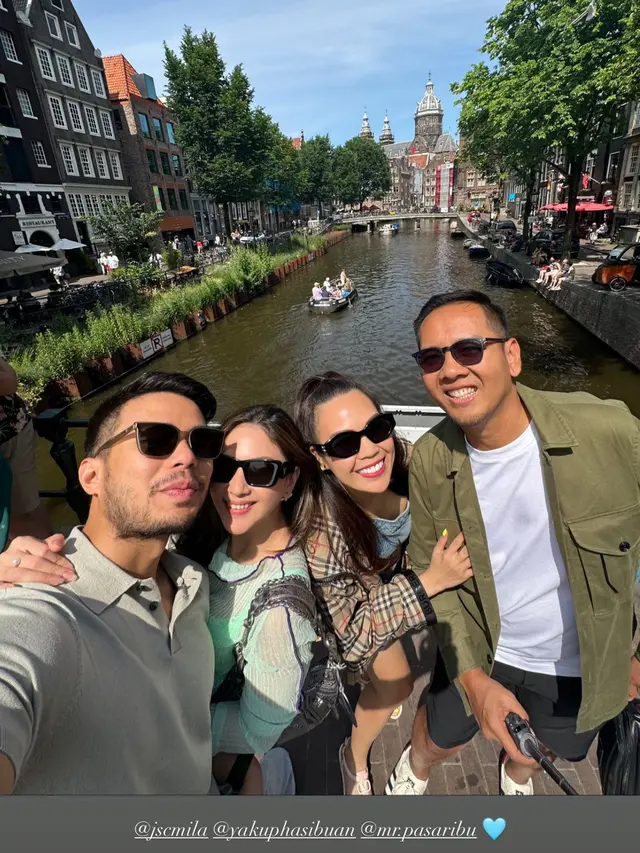 Gaya Seru Jessica Mila dan Kakak Ipar yang Kompak Double Date di Belanda