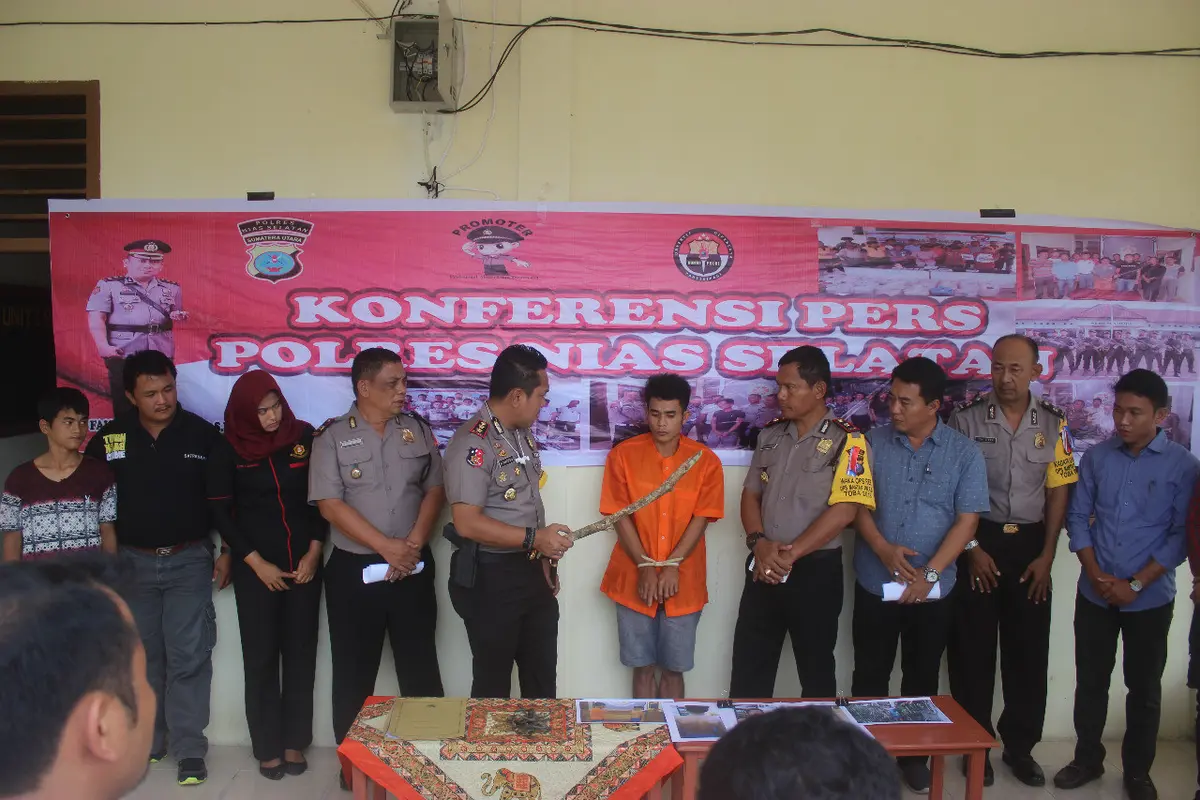 Pria Nias Aniaya Keponakan Gara-Gara Jawab Belum Makan