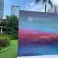 Rangkaian acara Pertemuan Menlu ASEAN ke-56 atau ASEAN Ministerial Meeting/Post Ministerial Meeting (AMM/PMC) dilaksanakan di Hotel Shangri-La, Jakarta pada Sabtu (8/7) hingga Sabtu (15/7). (Liputan6.com/ Benedikta Miranti)