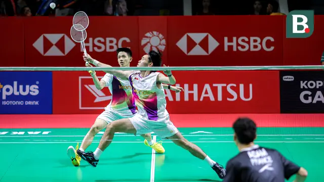Foto: Debut Mansi Raymond/Nikolaus di Indonesia Masters 2026, Dapat Perlawanan Sengit Pasangan Prancis