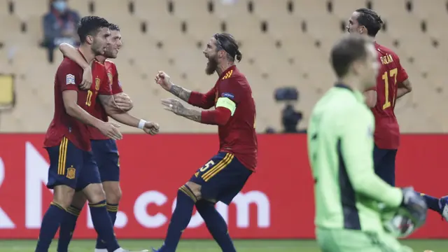 Spanyol Lumat Jerman, Melaju ke Semifinal UEFA Nations League