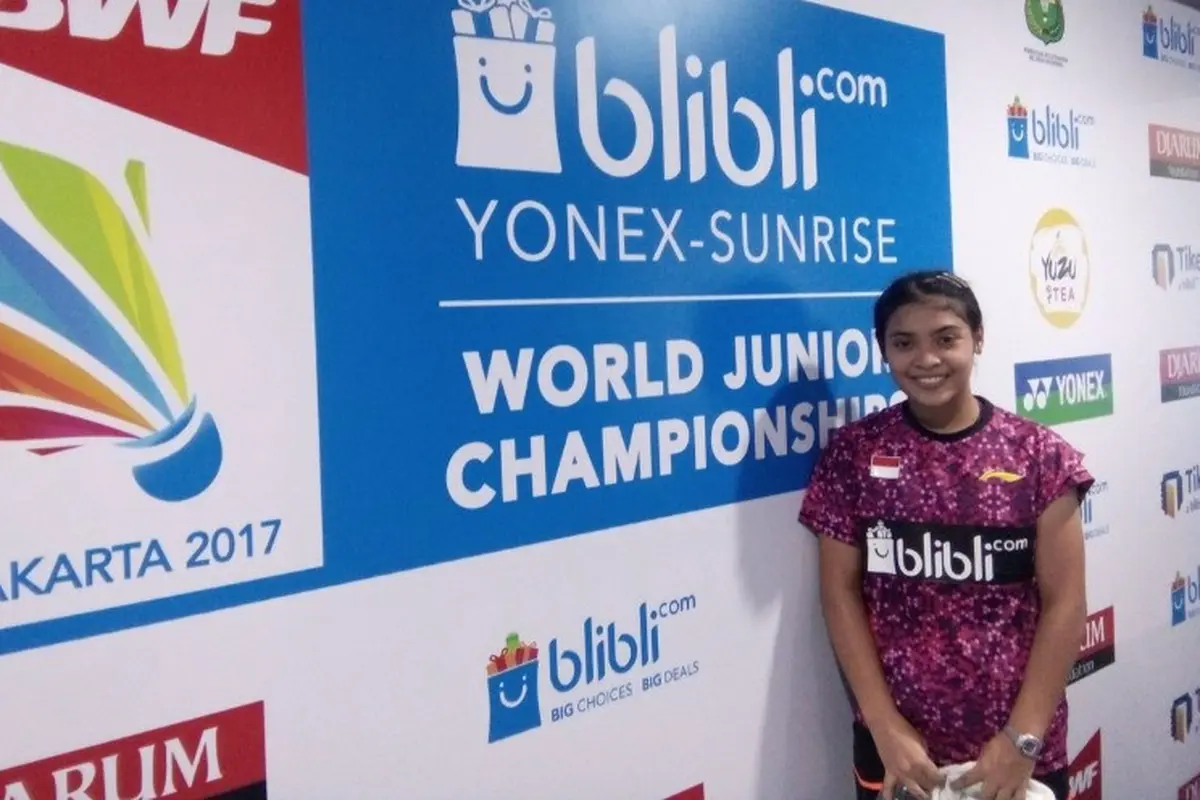 Gregoria Mariska Tunjung ; Kejuaraan Dunia Junior 2017