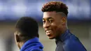 1. Presnel Kimpembe (Paris St Germain), dirinya debut di Liga Champions saat PSG menaklukkan Barcelona 4-0. Meski masih 21 tahun bek Prancis ini memiliki kepercayaan diri tinggi saat berhadapan dengan Lionel Messi. (AFP/Franck Fife)
