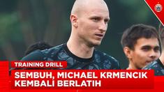 Berita video Michael Krmencik sudah mulai berlatih bersama Persija setelah sembuh dari cedera.
