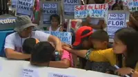 Keluarga Terpidana Mati Mary Jane Unjuk Rasa di Manila