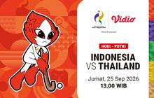 Indonesia vs Thailand - Asian Games 2026 Women’s Hockey: Perjuangan Tim Srikandi Masih Berlanjut di Vidio