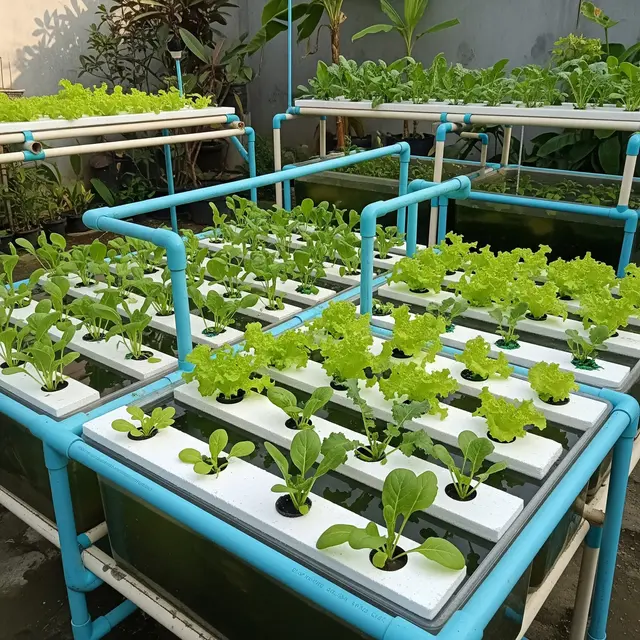 9 Cara Membuat Kebun Hidroponik Sederhana dari Pipa PVC di Halaman Rumah