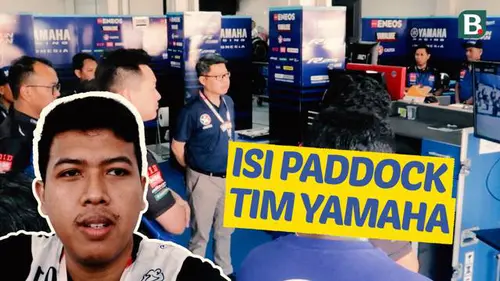 VIDEO Vlog: Intip Paddock Yamaha Saat Nonton ARRC Mandalika 2023