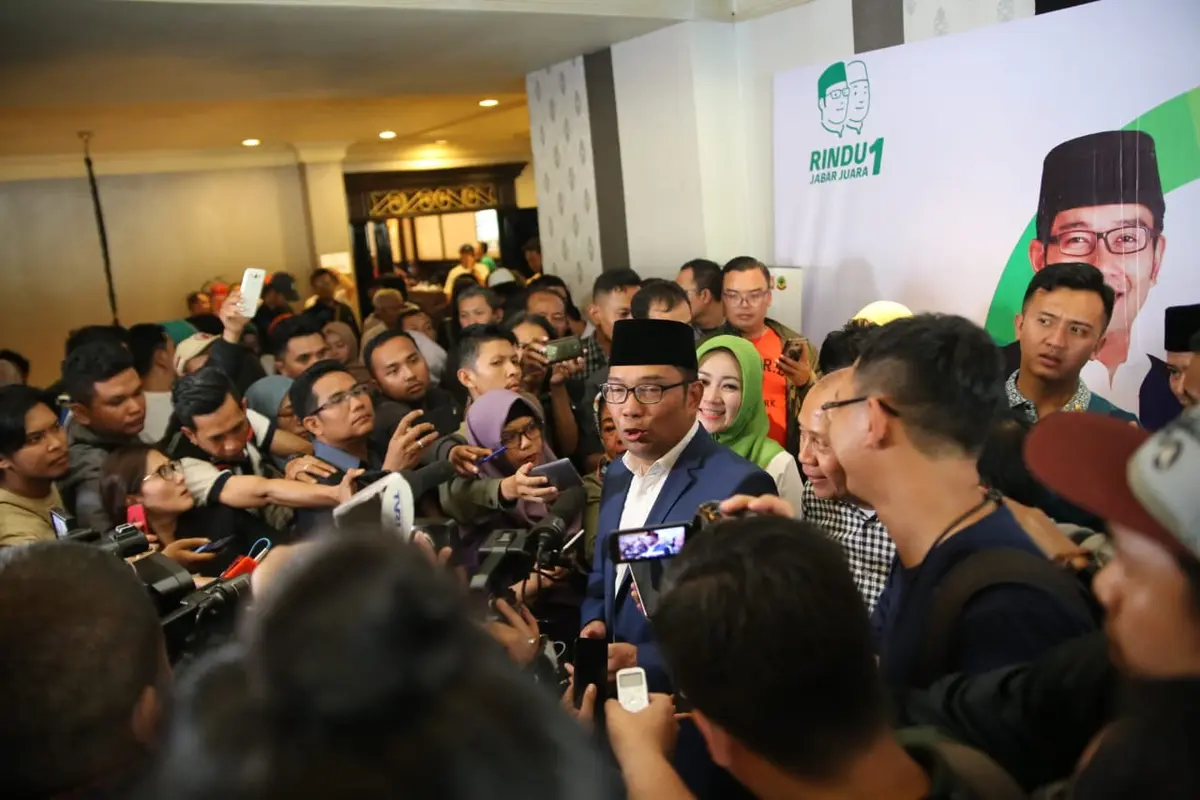 Ridwan Kamil minta pendukungan tidak menggelar pwai kemenangan secara berlebihan (Istimewa)