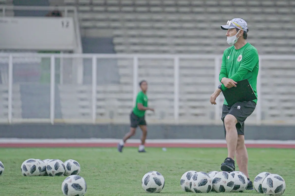 Pelatih Timnas Indonesia U-18, Shin Tae-yong.