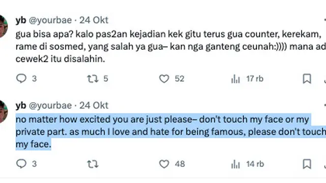 Reza Arap Ungkap Sering Mendapatkan Pelecehan dari Fans, dari Mulai Dicium Paksa hingga Pegang Area Sensitif. (Twitter Reza Arap)