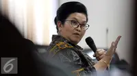 Menkes Era SBY, Siti Fadilah Supari saat menjadi saksi di sidang kasus korupsi Alkes Flu Burung, Jakarta, Rabu (9/9/2015). (Liputan6.com/Helmi Afandi)