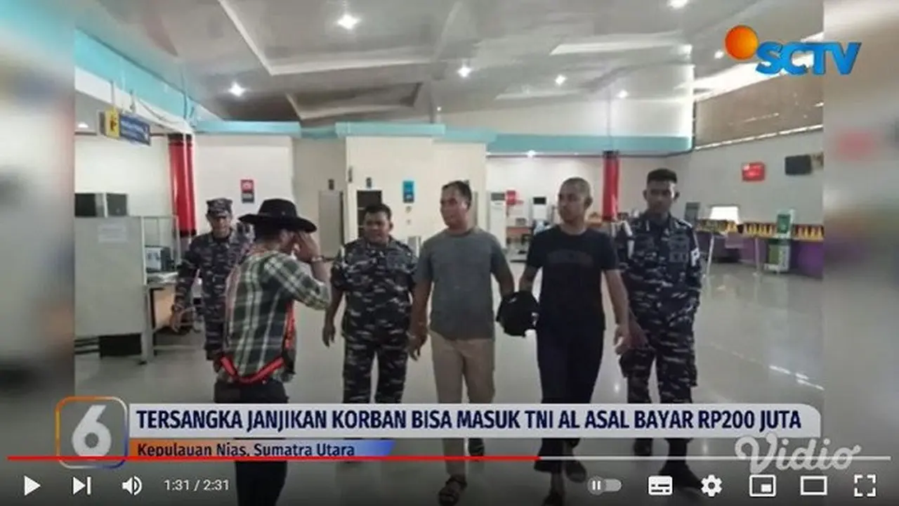 Serda AAM, pelaku pembununuhan terhadap eks calon siswa bintara TNI AL, IST. (YouTube Liputan6)