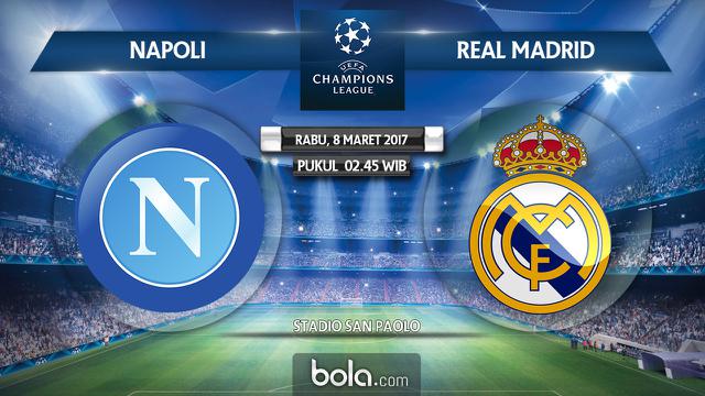 Liga Champions_Napoli Vs Real Madrid (Bola.com/Adreanus titus)