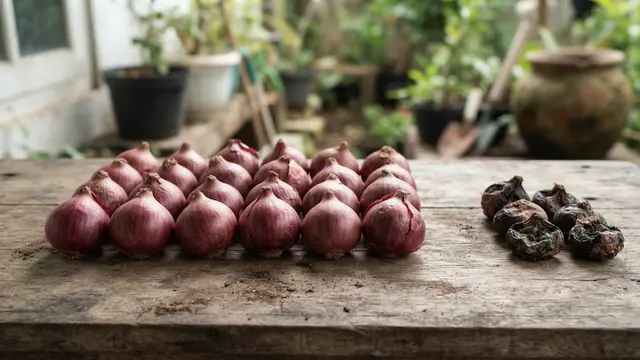 Gunakan Bibit Bawang Merah yang Sehat