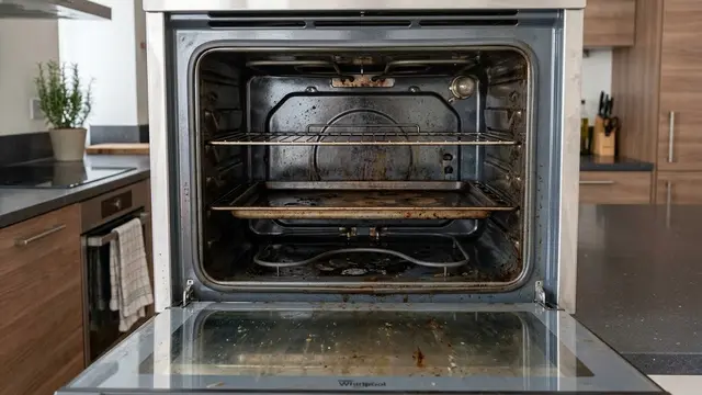 Lemak yang Menempel pada Oven