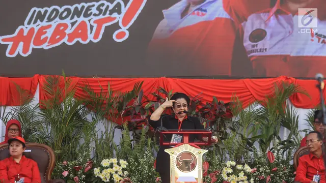 Pidato Megawati saat Apel Siaga PDI Perjuangan